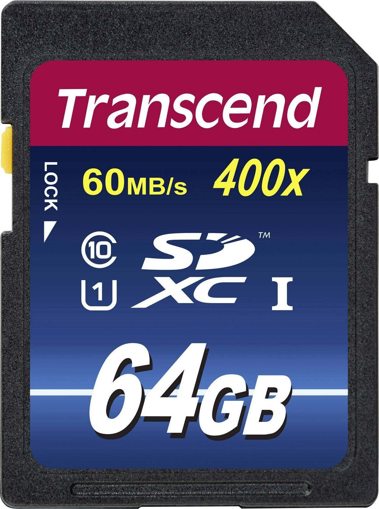 Card Transcend 300x SDXC 64GB Clasa 10 UHS-I (TS64GSDU1)