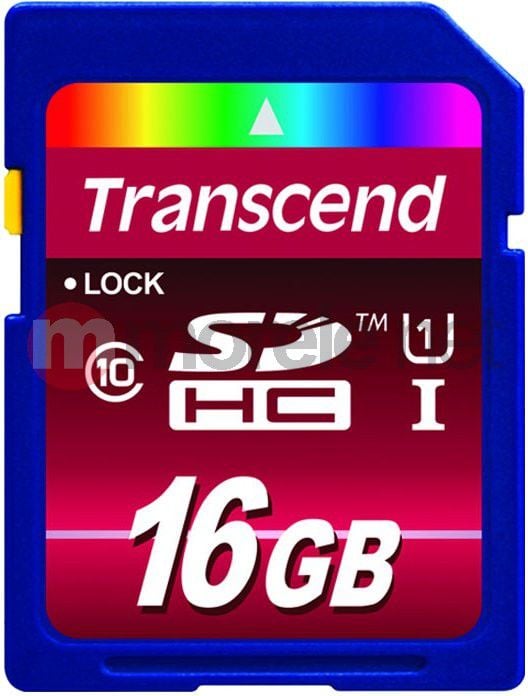 Cardul Transcend Ultimate SDHC de 16 GB clasa 10 UHS-I (TS16GSDHC10U1)