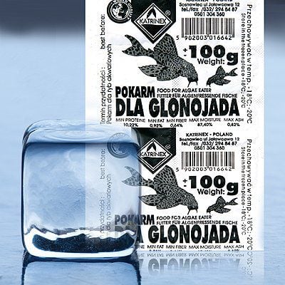 100g de alimente congelate pentru alge