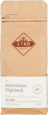 Boabe de cafea Etno Cafe Abyssinian Highland 250 g