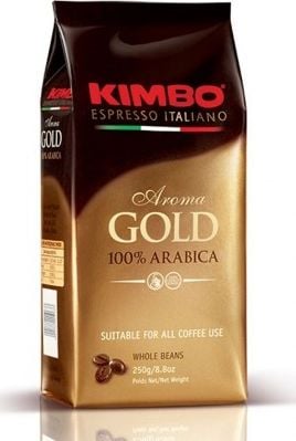 Cafea Kimbo Aroma Gold 100% Arabica Boabe 250g