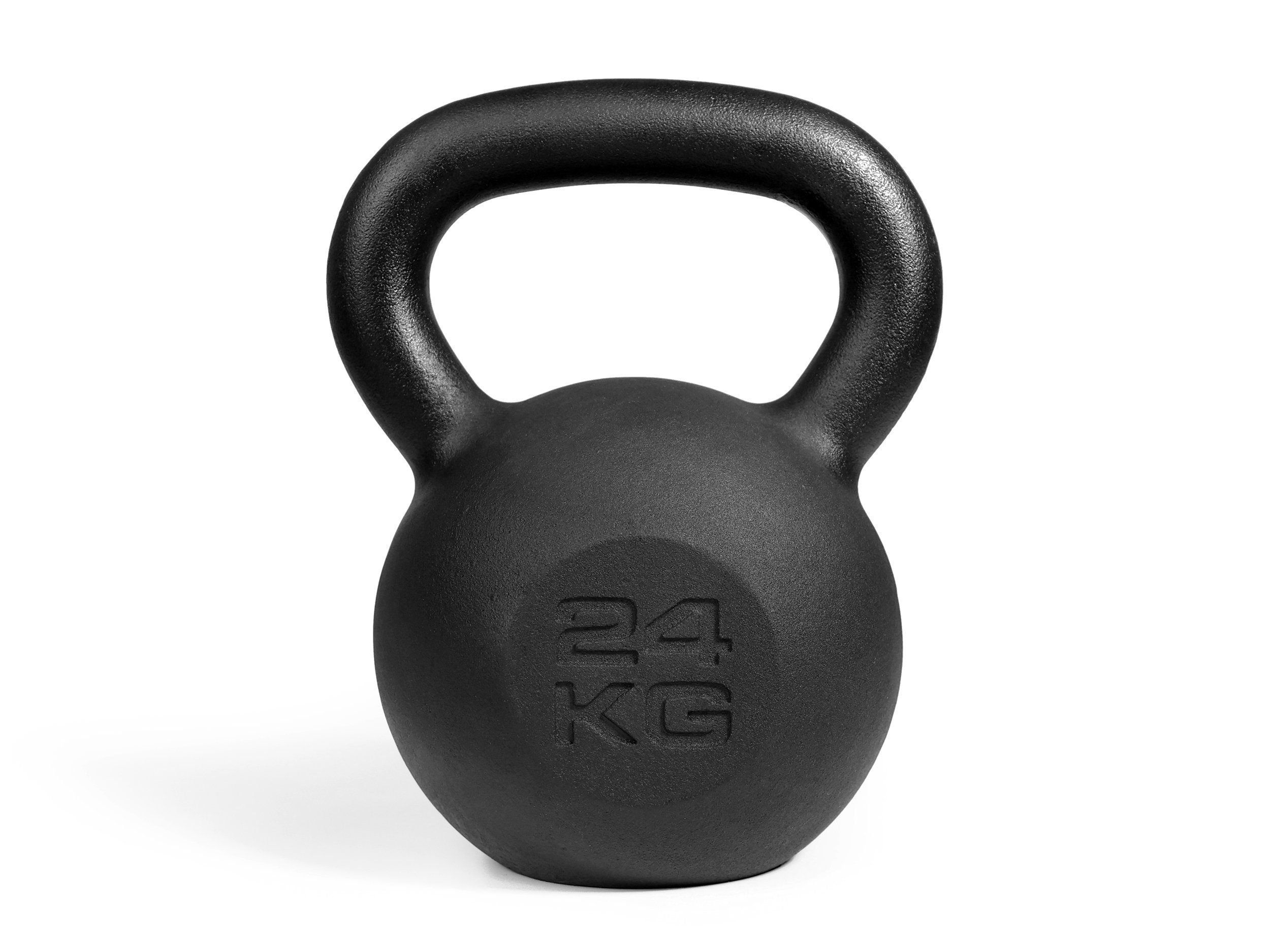 Gantera Kettlebell Zipro, fonta, 24 kg, Negru