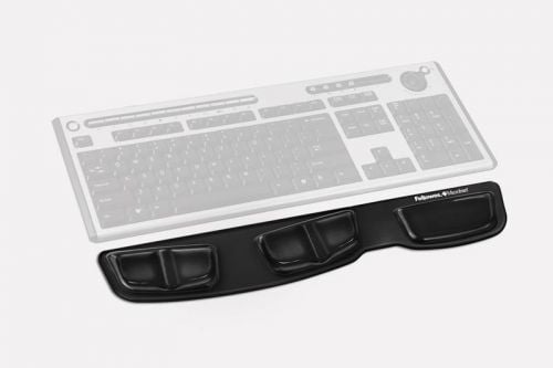 Articole si accesorii birou - Keyboard pad Fellowes Crystal Health-V, negru