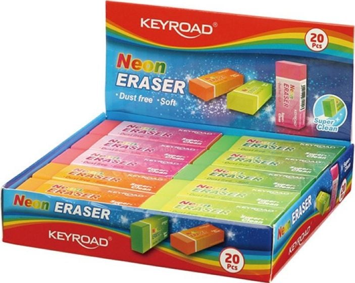 Eraser universal Keyroad Keyroad, Neon, Ambalat, Afisat, Mix culori