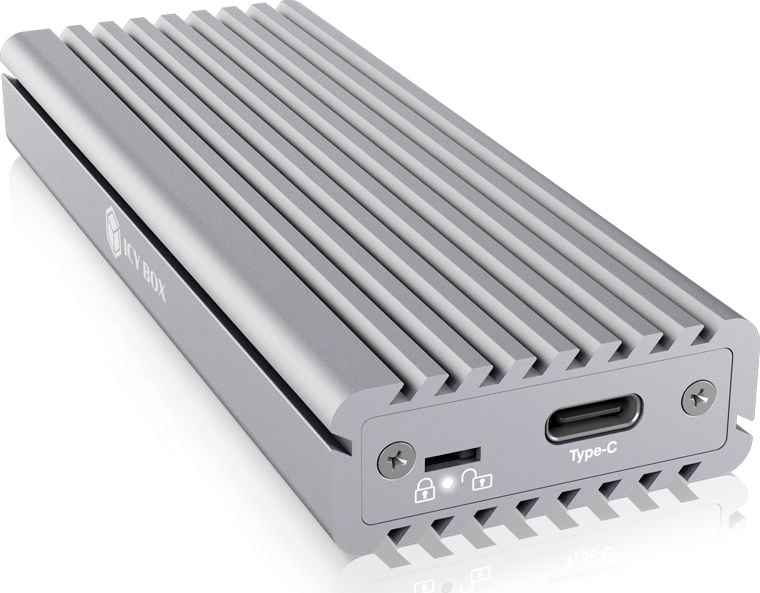 disc ICYBOX IB-1817Ma-C31 IcyBox Carcasă externă M.2 NVMe SSD, USB 3.1 tip C, Silver