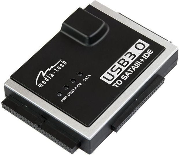 Kieszeń Media-Tech USB 3.0 - SATA/IDE (MT5100)