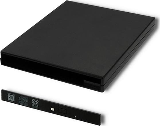 Buzunar Qoltec pentru unitate optică CD/DVD SATA - USB 2.0 (51864)