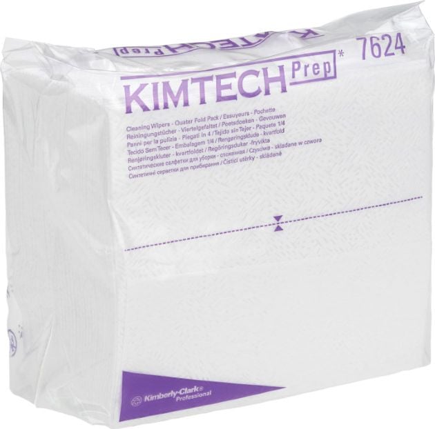 Kimberly-Clark Kimberly-Clark Kimtech Pure - cârpe de curățare igienice, pliate - alb