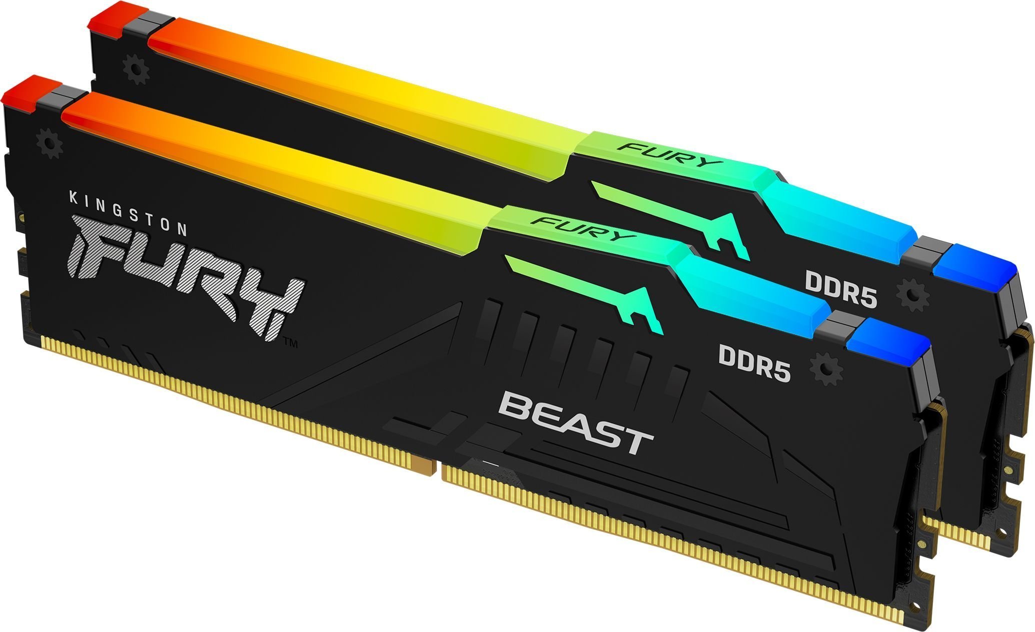 Kingston Fury Beast RGB, DDR5, 32 GB, 5200 MHz, CL36 (KF552C36BBEAK2-32)