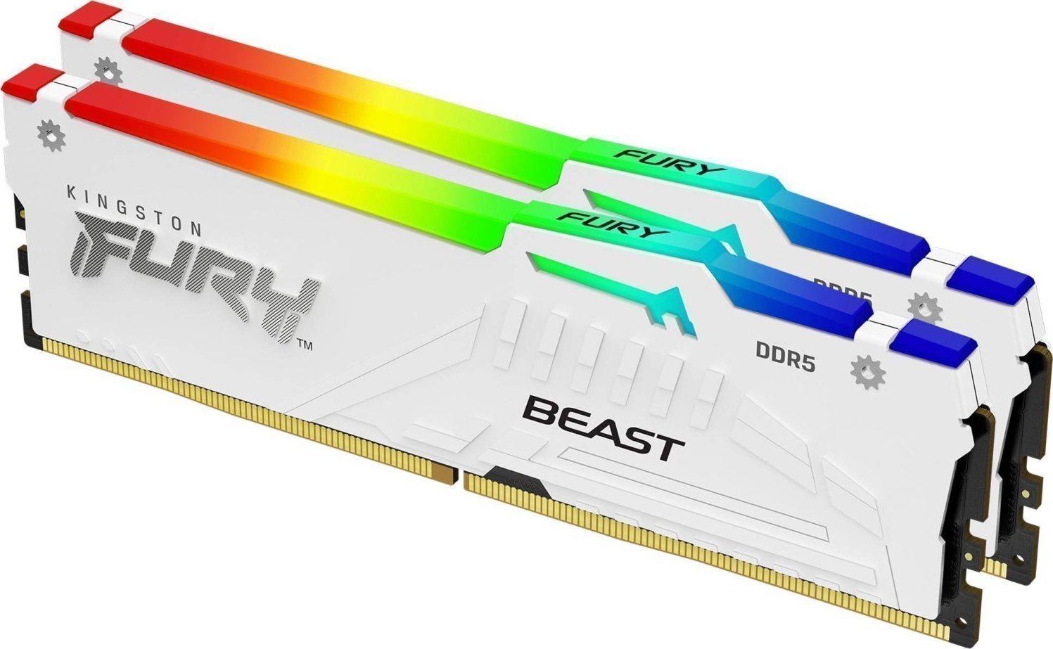 Kingston Fury Beast RGB, DDR5, 32 GB, 6000 MHz, CL36 (KF560C36BWEAK2-32)