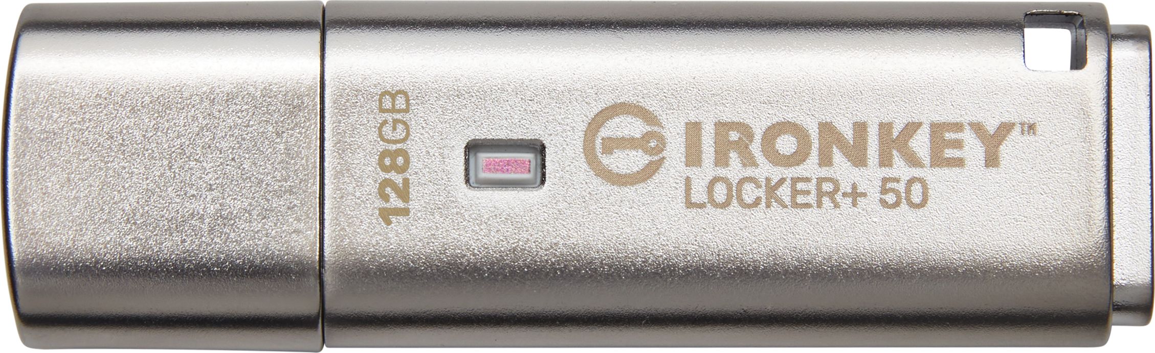 Kingston IronKey Locker+ 50, unitate flash de 128 GB (IKLP50/128 GB)