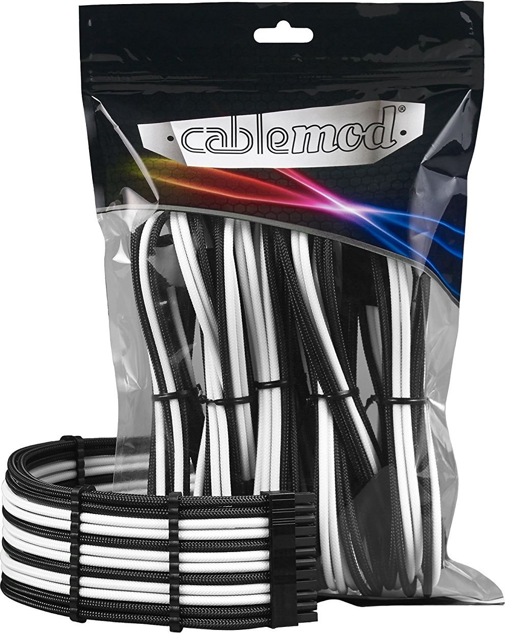 Kit cabluri prelungire impletitе CableMod PRO ModMesh Negru/Alb