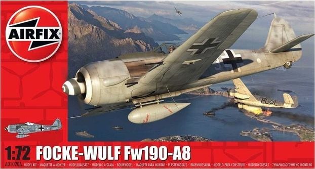 Kit model Airfix Fighter Focke-Wulf FW190A-8 Airfix universal