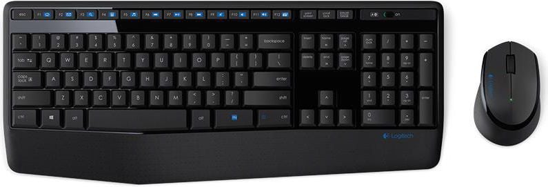 Kit Mouse Wireless Logitech + Tastatura MK345, Black