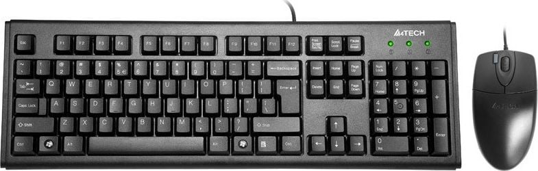 Kit tastatura + Mouse A4Tech KM-72620D, USB, Negru