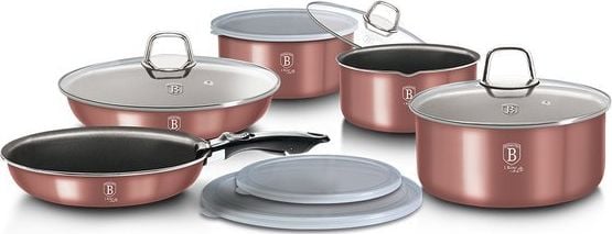 KIT TITANIUM POTS BERLINGER HAUS si Rose-BH-6104