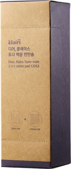 Tampoane Klairs Cotton Pad Toner Mate 2in1 Cotton Pad 120 buc.