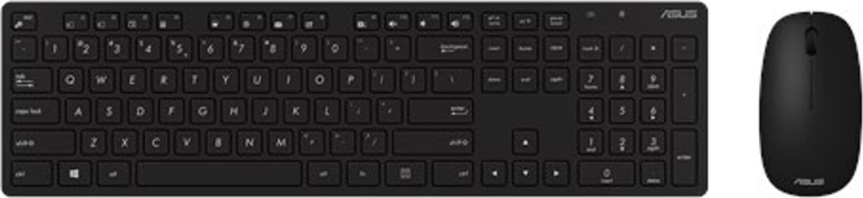 Klawiatura + mysz Asus ASUS W5000 KEYBOARD+MOUSE/BK/UI//WIRELESS/