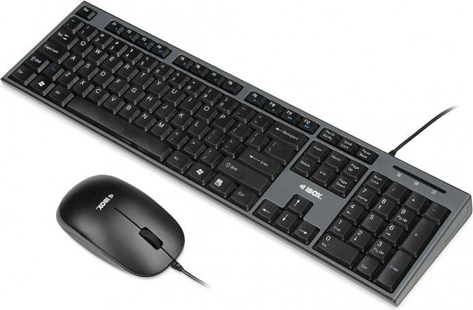 Kit Tastatura + Mouse - Klawiatura + mysz iBOX ZESTAW I-BOX DESKTOP KIT