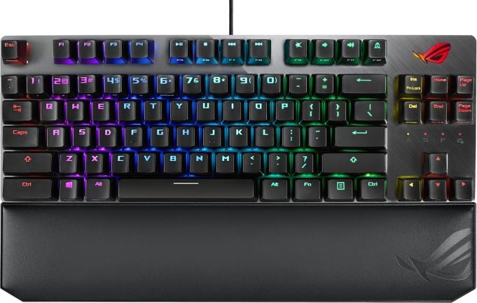 Tastatură Asus ROG Strix Scope NX TKL Deluxe NX Red (90MP00N6-BKDA00)