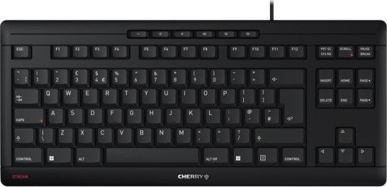 Tastatură Cherry CHERRY STREAM KEYBOARD Tastatură TKL USB QWERTY Engleză Negru