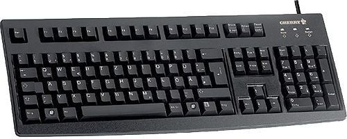 Tastatură Cherry G83-6105 cu fir negru DE (G83-6105LUNCH-2)