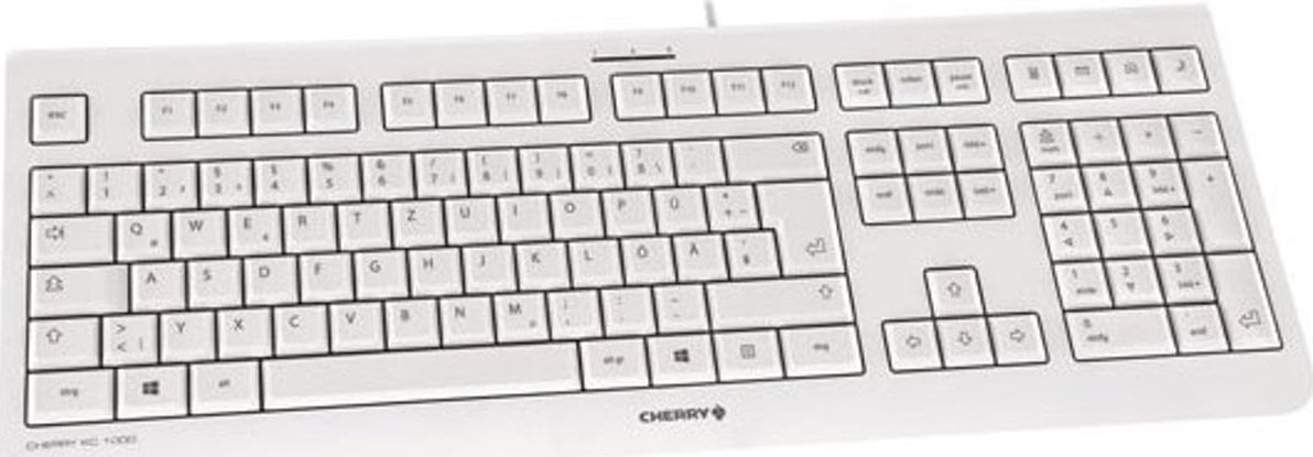 Tastatură Cherry KC 1000 cu fir gri ES (JK-0800ES-0)