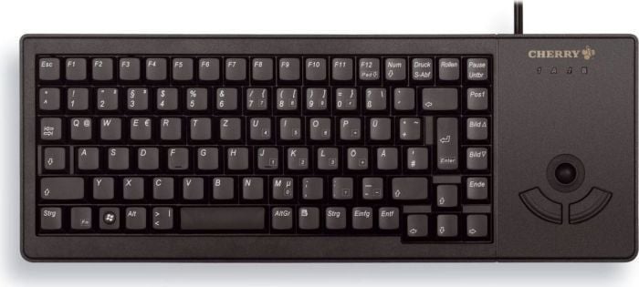Tastatură Cherry XS Trackball cu fir negru DE (G84-5400LUMDE-2)