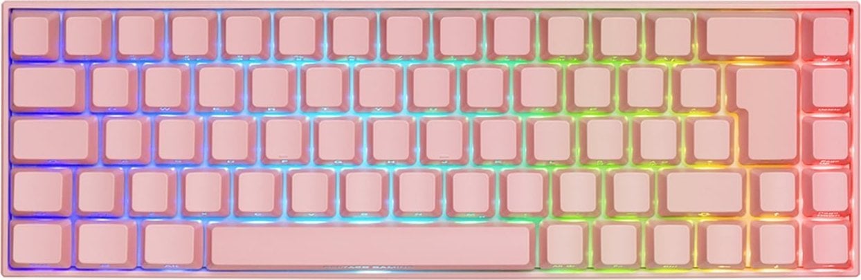 Tastatură Deltaco Deltaco Gaming GAM-100-P-UK RGB Pink