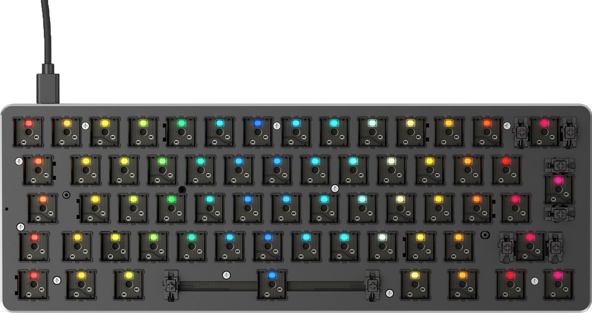 Glorious PC Gaming Race Tastatură Glorious GMMK Compact Tastatur - Barebone, ANSI-Layout