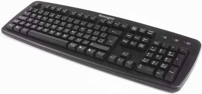 Tastatură cu fir Kensington ValuKeyboard Negru Marea Britanie (1500109)