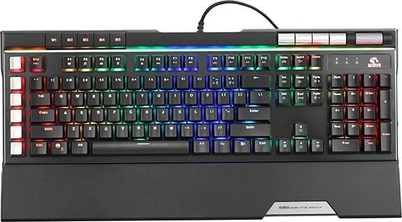 Tastatura gaming Marvo KG965G, cu cablu, mecanica, iluminata RGB, negru, EN