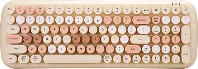 Tastaturi - Tastatură fără fir Mofii Candy BT Bej SUA (SK-646BT Bej)