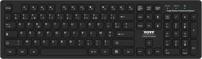 Port Designs Office Tastatură cu fir neagră SUA (900752-US)