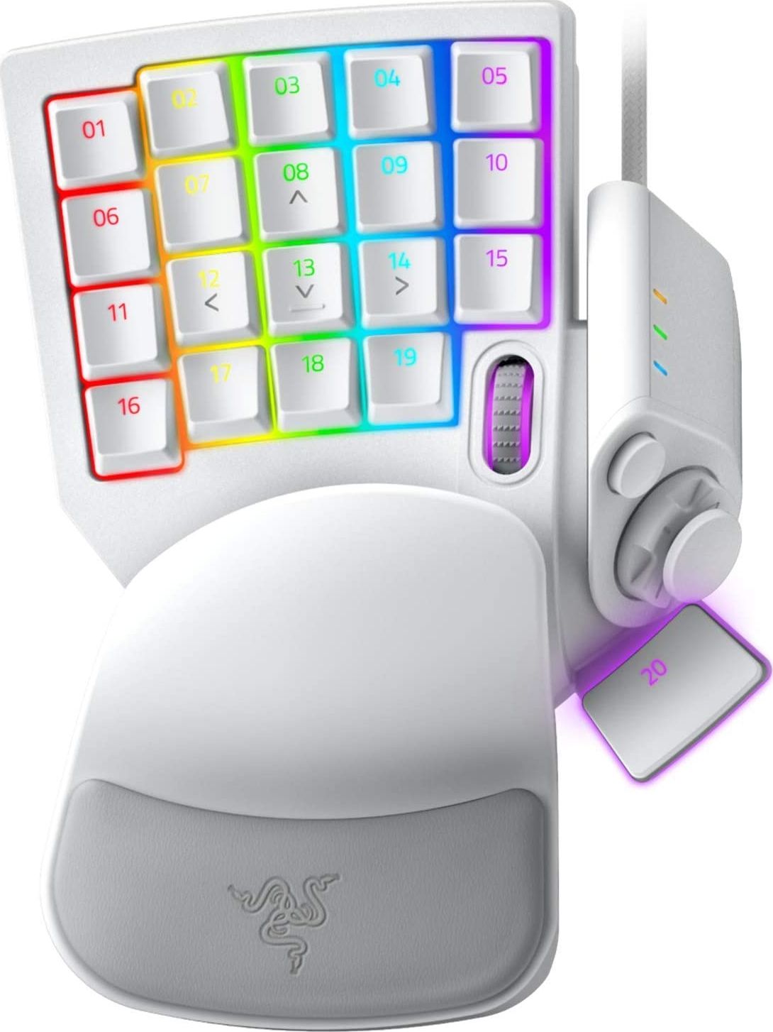 Tastaturi gaming - Keypad gaming Razer Tartarus Pro, switch optic analog progresiv, iluminare Chroma RGB, Mercury