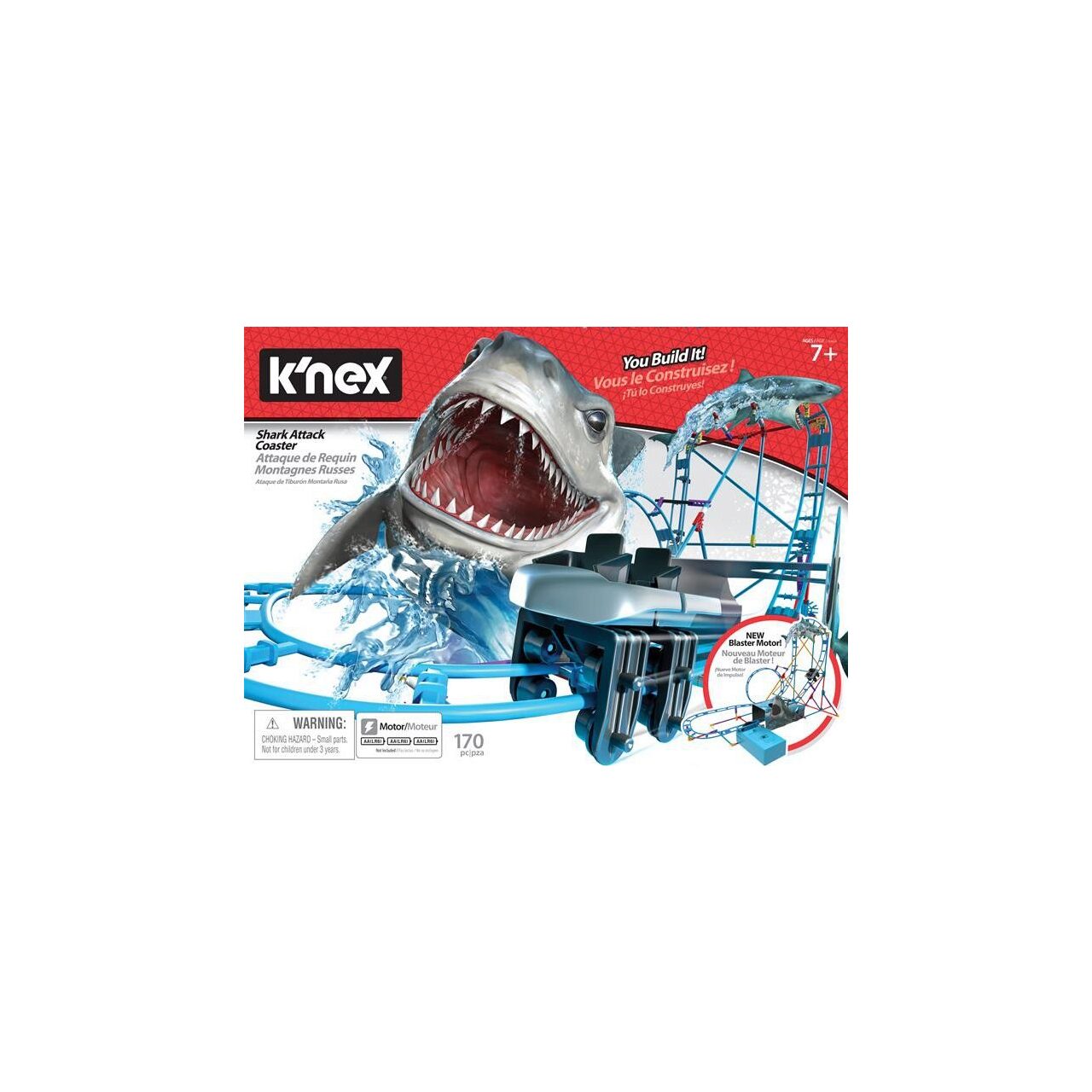 K'Nex - Shark Attack Coaster Roller coaster set de construcții rechin