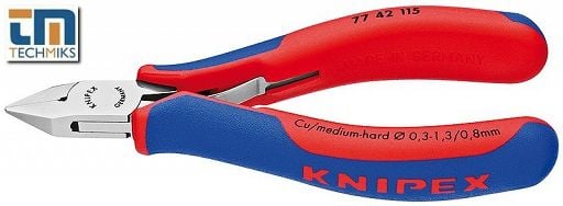 Knipex Freze diagonale pentru electronice (77 42 115)