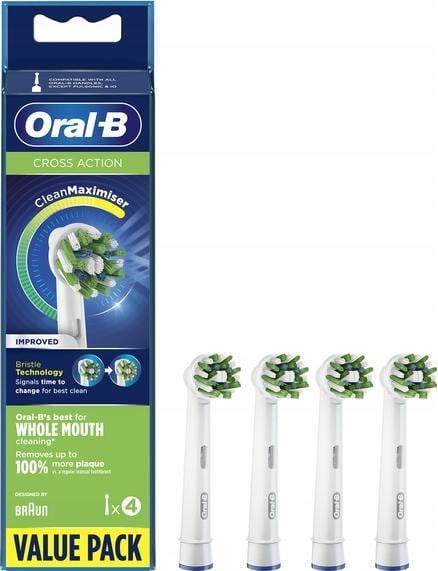 Cap Oral-B pentru periuța de dinți electrică Cross Action 4buc.