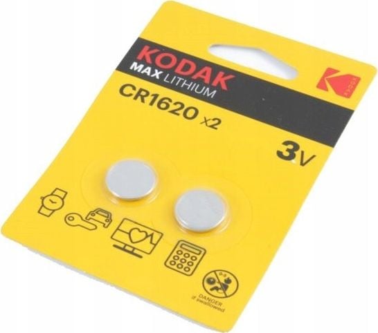 Kodak 3v baterie cu litiu CR1620 Dl1620 Ea 2 unități.