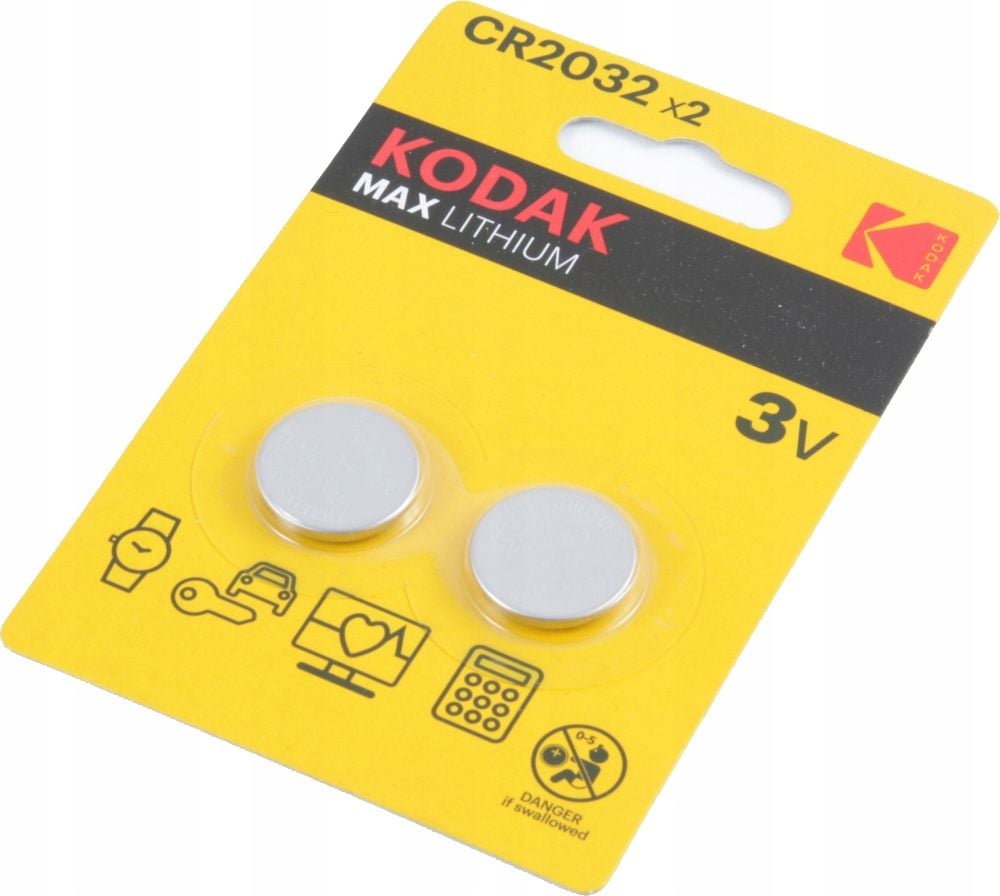 Kodak 3v baterie cu litiu CR2032 DL2032 5004lc Sb-T51 / 2 unități.