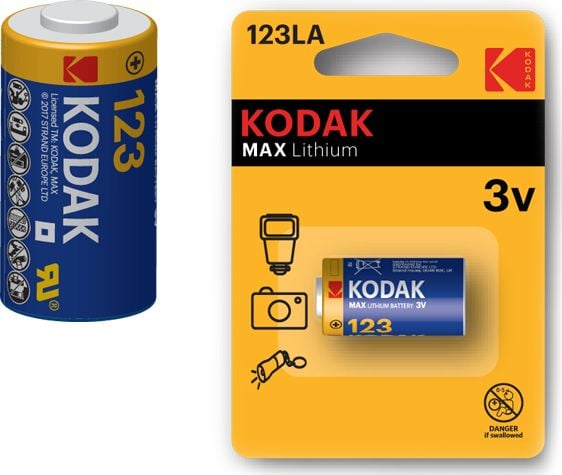 Kodak Baterie 3V CR123 CR123 DL123 DL123 El123a El123 123L Cr17345 123