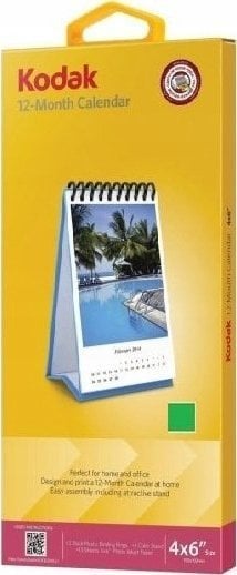 Agende si calendare - Calendar foto Kodak 10x15 imprimabil verde Kodak
