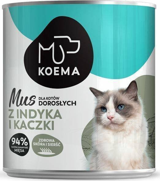 Koema Koema Mousse de curcan cu rata 400g pentru pisica