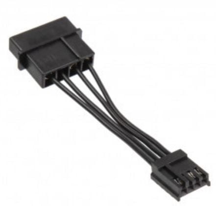 Molex - 4 Pin floppy, 5cm, negru (KL-AC-MF01)