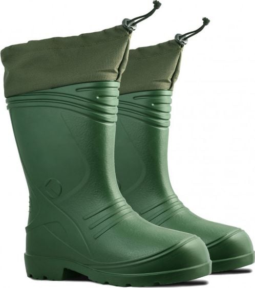 Kolmax Wellingtons pentru bărbați. guler, izolat(035) verde, eva, r. 48, colmax