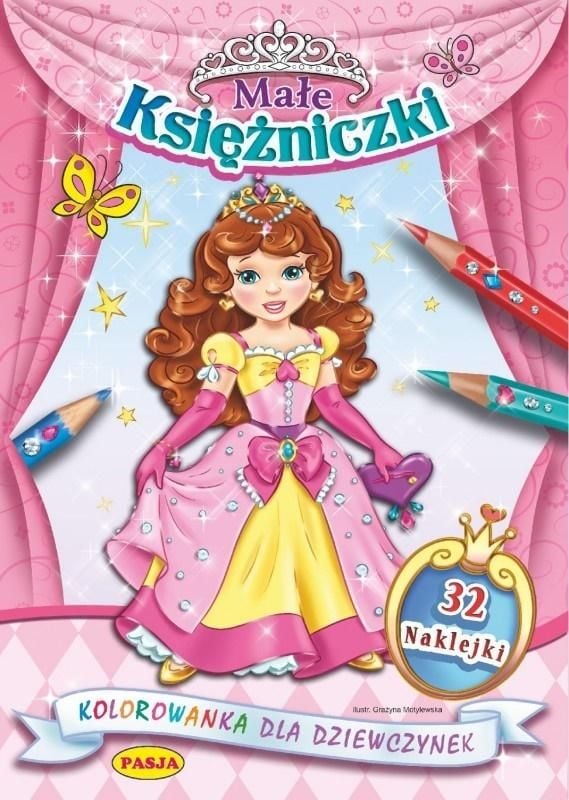 Carte de colorat pentru fete - Mica Printesa