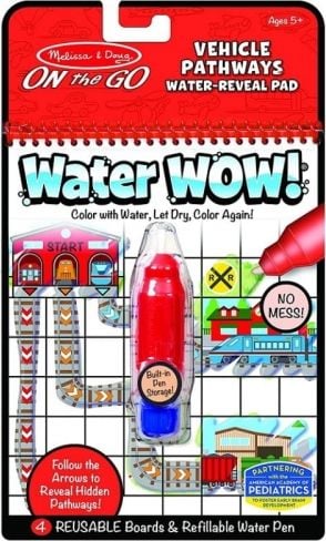 Water wow carte de colorat Vehicule