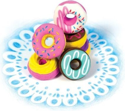 Radiere cu baloane colorate Sweet Donuts 6 modele