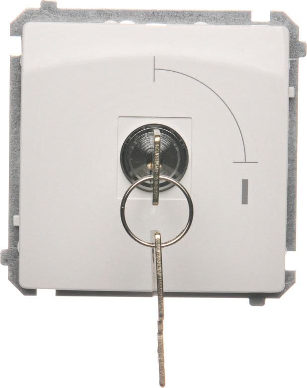Conectorul pentru două-Simon Basic 5A cheie 250V alb (BMW1K.01 / 11)