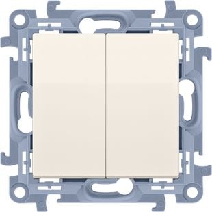 Simon świecznikowy conector 10 10AX cremă dublă (CW5.01 / 41)